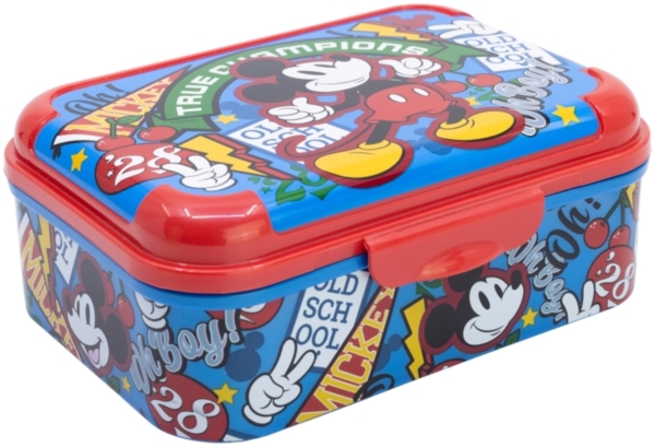 Disney Mickey Mouse Brotdose Kinder Lunchbox mit Deckel – Bruchsicher & Bunt