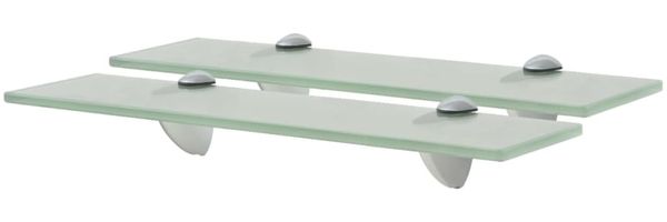vidaXL Schwebende Regale 2 Stk. Glas 40x10 cm 8 mm [3051511]