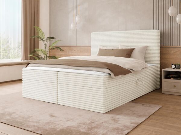 Boxspringbett Wokio (Farbe: Ambience 02, Größe: 180 x 200)