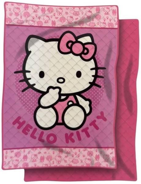 Hello Kitty Steppdecke Bettdecke 250x150 cm Magische Tagesdecke für Mädchen