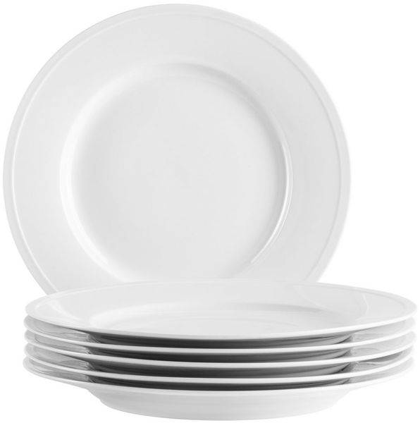 MÄSER Speiseteller ARLONA, Speiseteller Set, Porzellan, (6 St), Teller Set