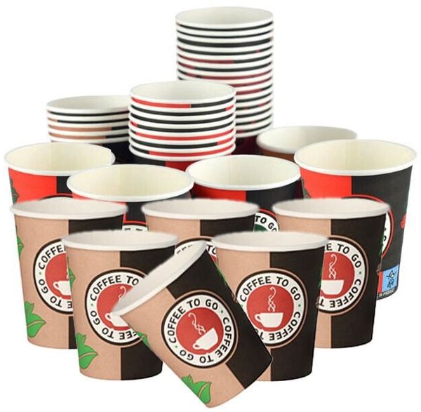 Professional Comfy Clean Einwegbecher Kaffeebecher- TO GO Einwegbecher 8 oz. 200ml 400 Stück, 400-tlg.
