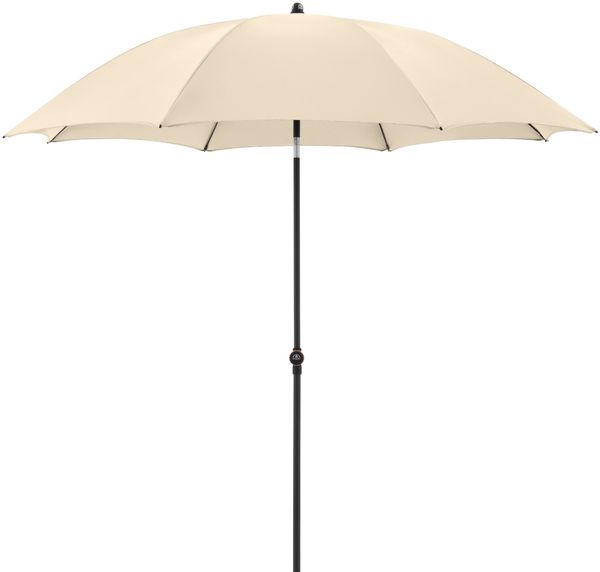 Doppler Sonnenschirm / Mittelmastschirm "myZONE 200 Manual", natur, Ø 200 cm