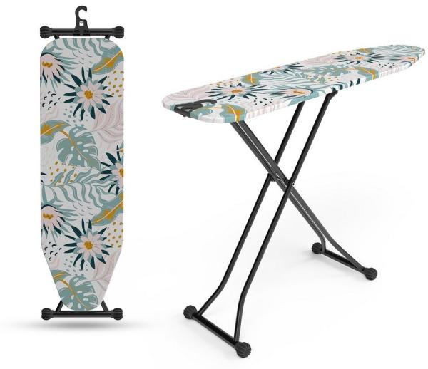 hausleben Bügelbrett Bügeltisch, Bügelpress Ironing Board, Bügelbrett klappbar, Robuste und rutschfeste Beine, höhenverstellbar