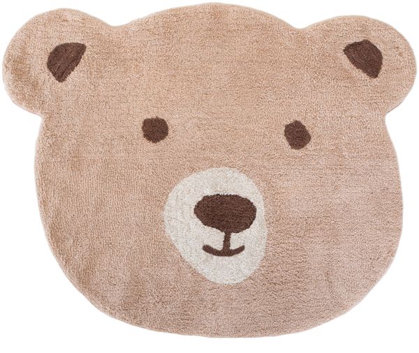KidsDepot Bär Teppich Bear Brown Braun
