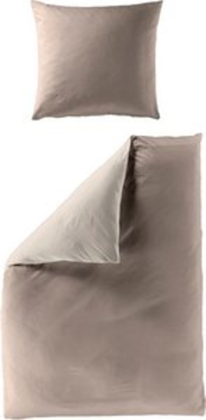 BIERBAUM Wendebettwäsche Modern Uni in Gr. 135x200, 155x220 oder 240x220 cm, Renforcé, 2 teilig, Modernes Unidesign: Schlichte, elegante Optik für jedes Schlafzimmer Bild 6