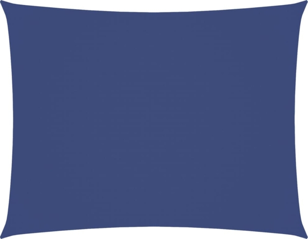 vidaXL Sonnensegel Oxford-Gewebe Rechteckig 6x7 m Blau 135552