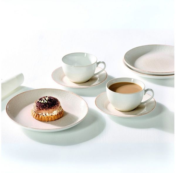 Ritzenhoff & Breker Kaffeeservice Cara (18-tlg), 6 Personen, Steinzeug, aus Steinzeug für 6 Personen