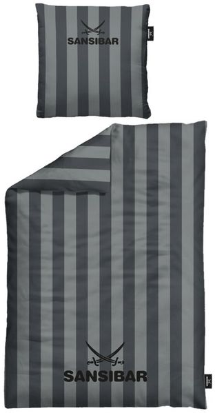 Sansibar Sylt Bettwäsche Sansibar Bettwäsche “Modern Stripe” 100% Baumwolle, Baumwolle, 2 teilig, edel und hochwertig, weich, hautfreundlich, pflegeleicht