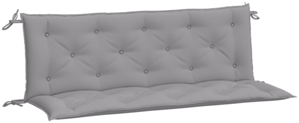 vidaXL Gartenbank-Auflagen 2 Stk. Grau 150x50x7 cm Oxford-Gewebe 361698