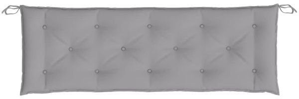 vidaXL Gartenbank-Auflagen 2 Stk. Grau 150x50x7 cm Oxford-Gewebe 361698 Bild 6