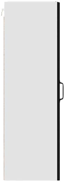 vidaXL Wandschrank PORTO Schwarz 40 x 31 x 100 cm Holzwerkstoff 885466 Bild 7