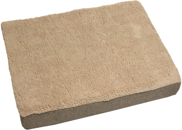 Sun Garden Orthopädisches Hundekissen 72 x 50 cm beige meliert Liegekissen