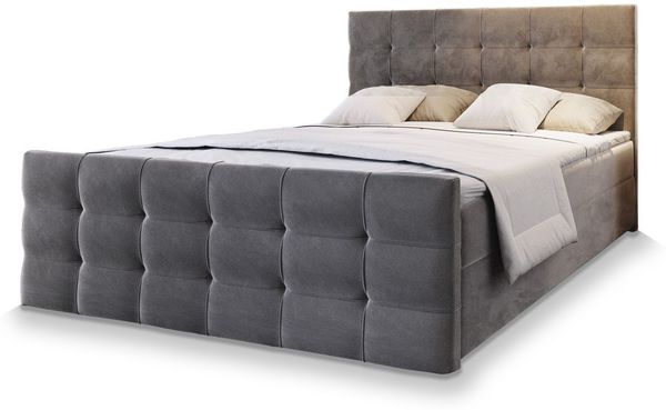 Masseno Boxbett AMON 140x200 cm mit Bonell Matratze und Topper