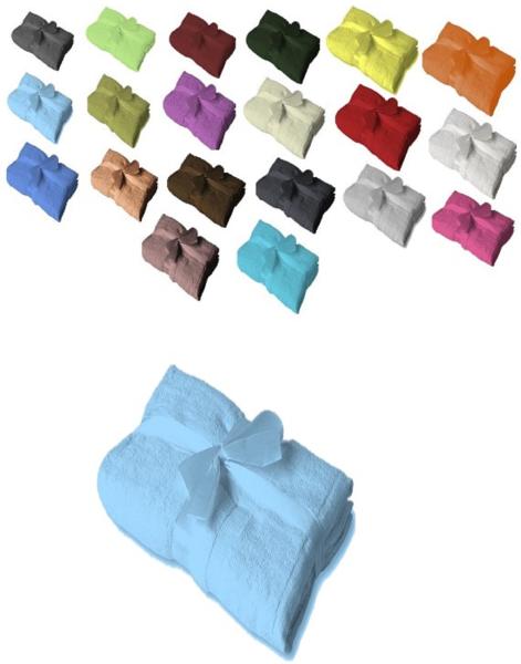 Badvorleger 1 Stück 50 x 80 cm Hellblau