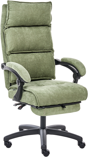 Chefsessel EATON Chenillegewebe Grün