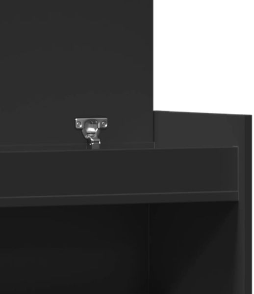 vidaXL Schuhschrank Schwarz 100,5x28x100 cm Holzwerkstoff 840423 Bild 9