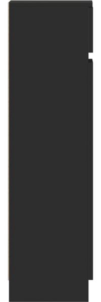 vidaXL Schuhschrank Schwarz 100,5x28x100 cm Holzwerkstoff 840423 Bild 7