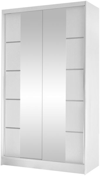 Schiebetürenschrank Camtalo V (Farbe: Weiß)