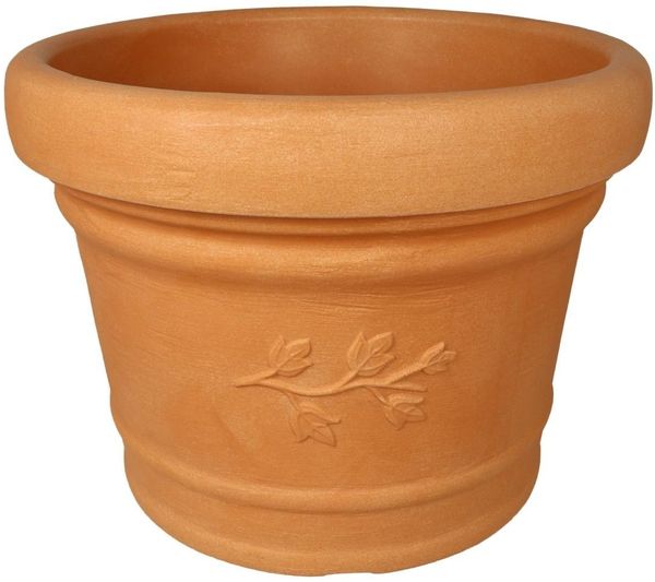 Heimwerkercenter Blumentopf MePla Blumentopf Palermo ø30 cm, Terra, frostfester Kunstoff