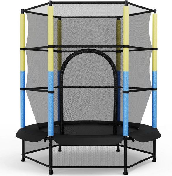 TLGREEN Gartentrampolin Ø 140cm bis 50 kg, Trampolin für Kinder,Kindertrampolin,Kleinkind-Trampolin