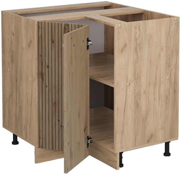 Eckunterschrank R-Line Artisan-Eiche 75.6 cm , AP Anthrazit Vicco Bild 4