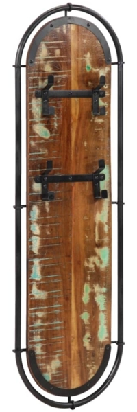 vidaXL Wandgarderoben mit 4 Haken 2 Stk. Altholz Massiv 4013505