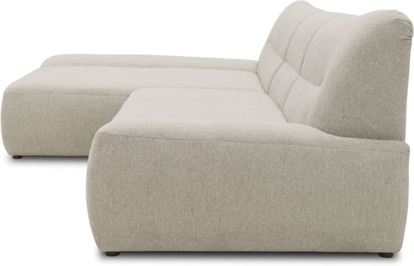 DOMO Collection Cesena, Ecksofa, Microfaser hellgrau, 175 x 288 cm Bild 3
