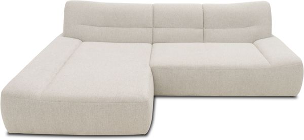 DOMO Collection Cesena, Ecksofa, Microfaser hellgrau, 175 x 288 cm Bild 6