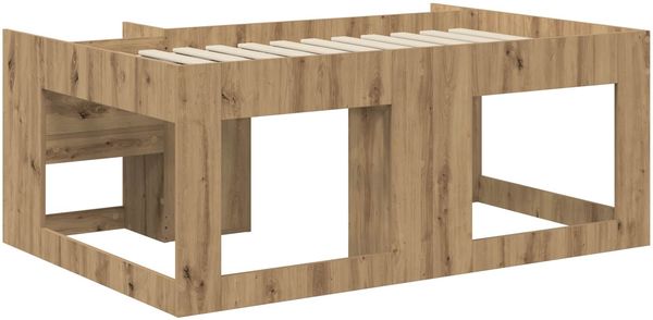 vidaXL Kinderbettgestell mit Stauraum Artisan-Eiche 80 x 160 cm 3422626 Bild 5