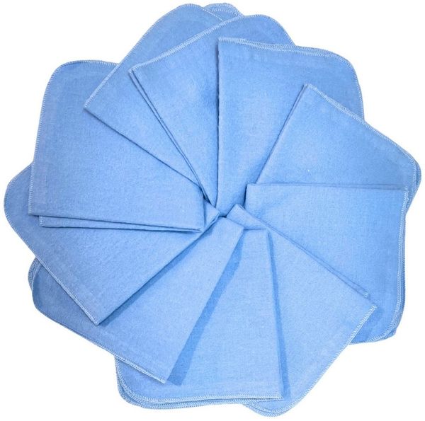 Babymajawelt Waschlappen Extra Weiche Baby Waschlappen Molton Tücher 25x25cm, Baumwolle (10-St), Nachhaltig, DIY-Feuchttücher, Wiederverwendbar, Babyausstattung