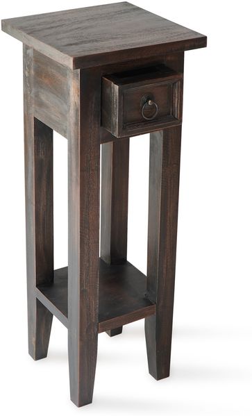 Beistelltisch SILKE - Mahagoni Braun 67 x 25 x 25 cm | Couchtisch Sofatisch Abstelltisch