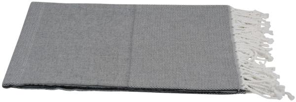 Strandtuch schwarz 95x185 cm "Hamamtuch"