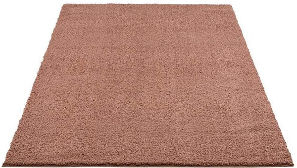 Carpet City Hochflor-Teppich Plainy, rechteckig, Höhe: 30 mm, Shaggy Polyester Teppich, besonders weich, Uni-Farben