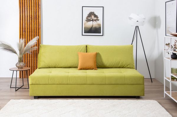 COLLECTION AB Schlafsofa DARIA inklusive Schlafunktion und Bettkasten, Schlafsofa,Bettfunktion,Bettkasten,inklusive Rückenkissen,Federkern