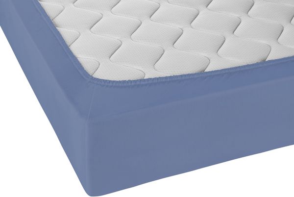 Castell Jersey-Stretch-Spannbetttuch, Ozeanblau, 1x 140x200 cm - 160x200 cm, 140x200 cm Bild 2