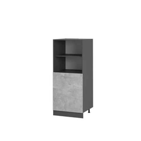 Herdumbauschrank R-Line Beton 60 cm Vicco Bild 6