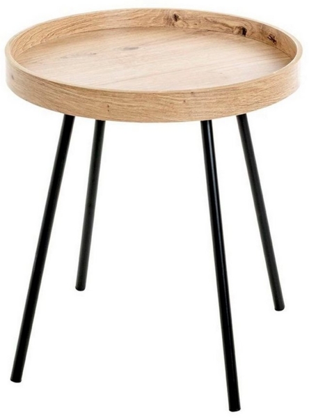 Beistelltisch Perugia schwarz-eiche