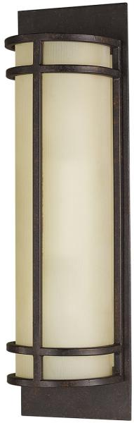 Wandlampe, Stahl, Bronze, H 43,2 cm