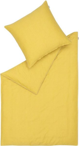 Musterring Bettwäsche Ease 155x220 cm gelb
