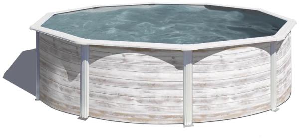 Finlandia Stahlwandpool Rund - 460 x 120 cm