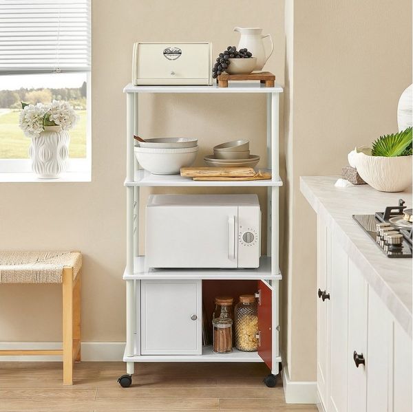 SoBuy Küchenwagen FRG12, Küchenschrank Rollschrank Mikrowellenschrank