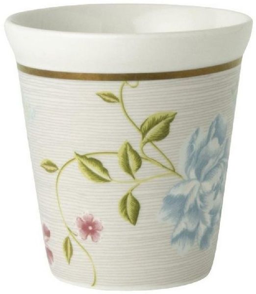 LAURA ASHLEY Tasse Becher Heritage Cobblestone Pinstripe