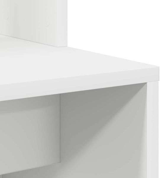 vidaXL Schreibtisch mit Regal Weiß 78,5 x 37 x 154,5 cm Holzwerkstoff 869338 Bild 8