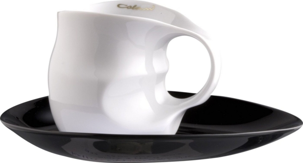 Colani Kaffeetasse mit Untertasse