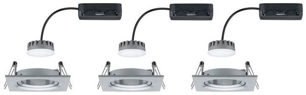 Paulmann No. 93680 Einbauleuchten Set LED Nova Plus 3x6W Alu dimmbar Bild 6