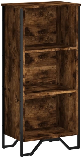 vidaXL Bücherregal Räuchereiche 50x31x106 cm Holzwerkstoff 848606