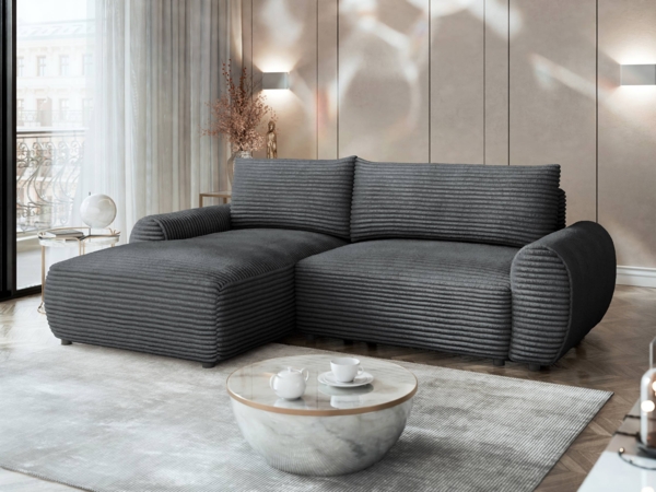 Ecksofa Blerkas (Farbe: Tilia 90, Seite: Links)