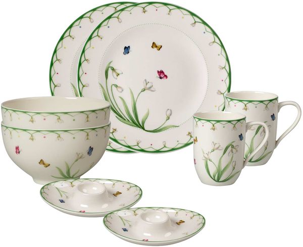 Villeroy & Boch Colourful Spring Breakfast for Two 8-teilig