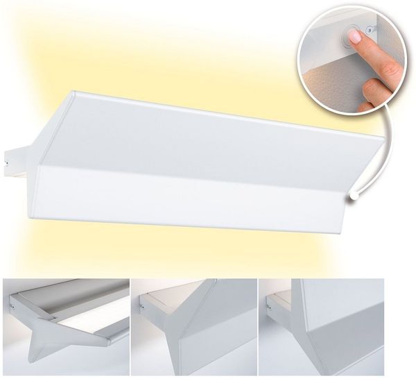 Paulmann 79510 LED Wandleuchte Stine weiß 55cm dimmbar 27000K